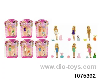 3.5 inch Barbie Set in Blister with insert
