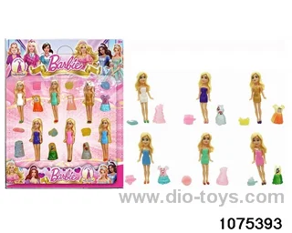 3.5 inch Barbie Set in Blister with insert