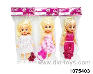 10 inch doll（with music）in poly bag header