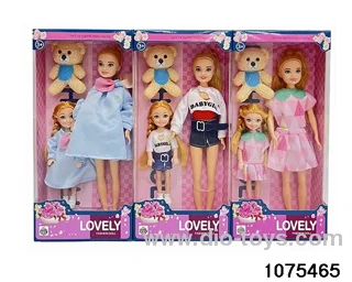 9 inch + 5 inch Doll Set in window box