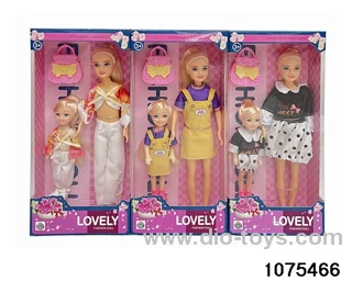 9 inch + 5 inch Doll Set in window box