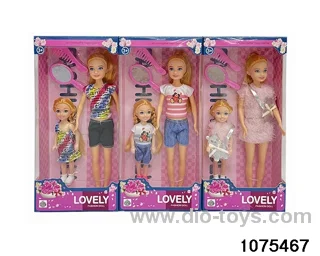 9 inch + 5 inch Doll Set in window box