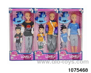 9 inch + 5 inch Doll Set in window box