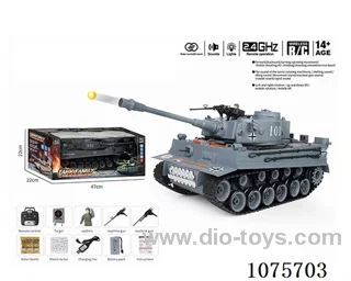 1:18 2.4G 20ch rc tank with water bullet