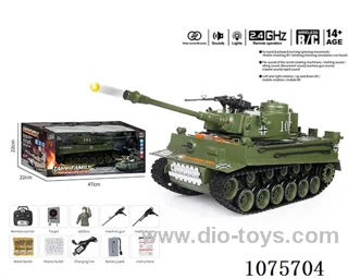 1:18 2.4G 20ch rc tank with water bullet