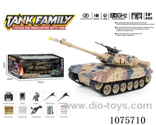 1:18 2.4G 20ch rc tank with water bullet