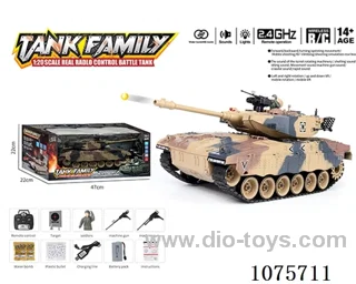 1:18 2.4G 20ch rc tank with water bullet