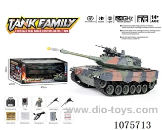 1:18 2.4G 20ch rc tank with water bullet