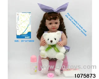 22 inch 55cm doll set in window box