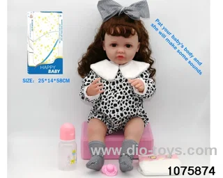 22 inch 55cm doll set in window box