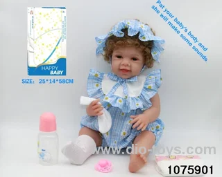 22 inch 55cm doll set in window box