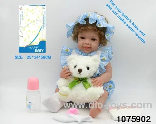 22 inch 55cm doll set in window box