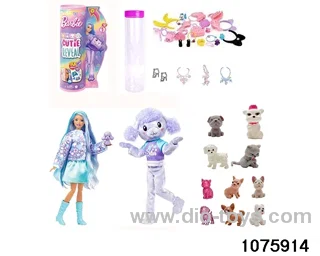11.5 inch 12 jointed doll set in box