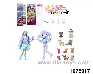 11.5 inch 12 jointed doll set in box