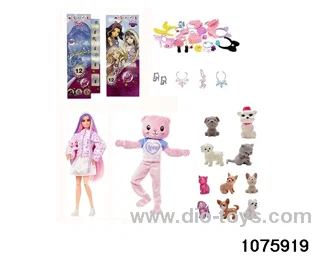 11.5 inch 12 jointed doll set in box
