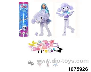 11.5 inch 12 jointed doll set in bottle
