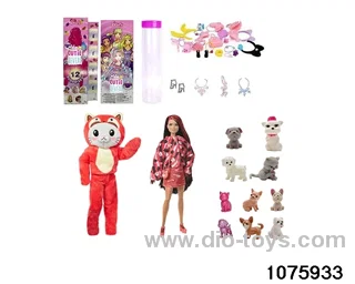 11.5 inch 12 jointed doll set in box