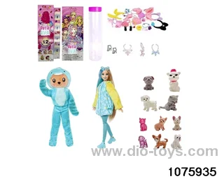 11.5 inch 12 jointed doll set in box