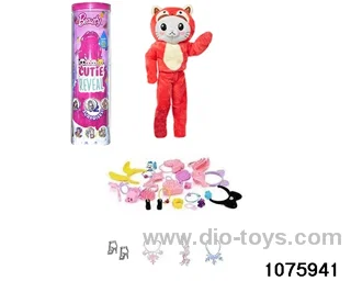 11.5 inch 12 jointed doll set in bottle