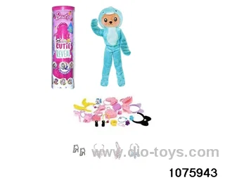 11.5 inch 12 jointed doll set in bottle