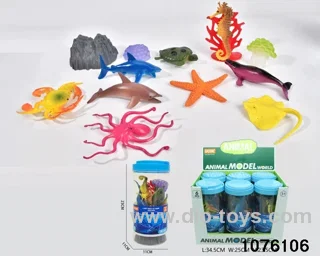 13pcs sea animal set（6 barrel/box）