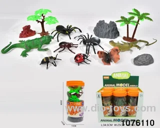13pcs reptiles set（6 barrel/box）
