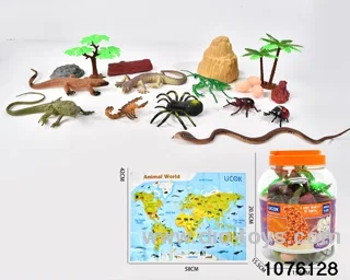 19pcs reptiles set