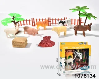 12pcs farm animal set