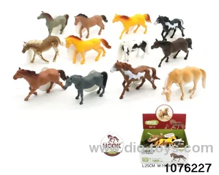 12pcs 5 inch horse
