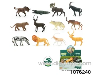 12pcs 5 inch wild animal