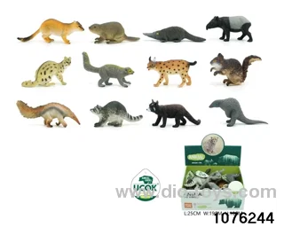 12pcs 6 inch wild animal