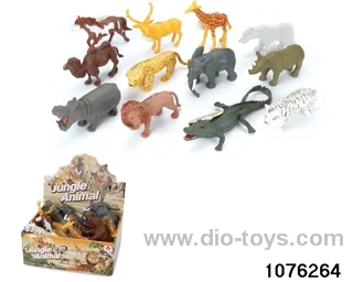 12pcs 5 inch wild animal set