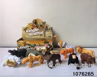12pcs 5 inch wild animal set