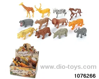 12pcs 5 inch wild animal set
