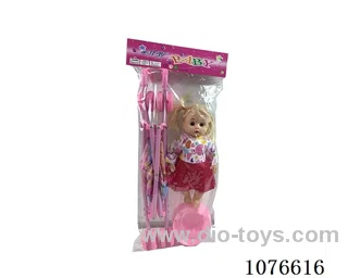 12inch doll with trolley