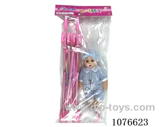 12inch doll with trolley