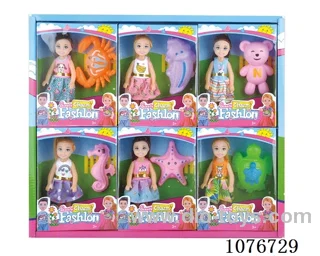 5inch doll 6pcs