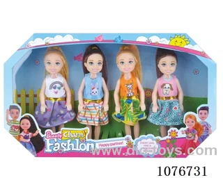 5inch doll 4pcs