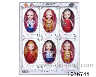 6inch doll 6pcs