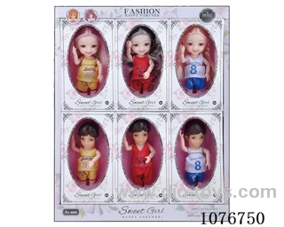 6inch doll 6pcs