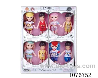 6inch doll 4pcs