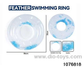 inflatable swimming ring in opp bag
