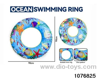 inflatable swimming ring in opp bag