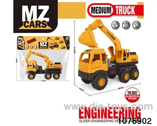 Skidding Engineering Vehicle in PP bag with header