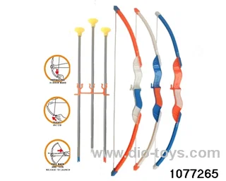 Bow and arrow (43cm) in opp bag