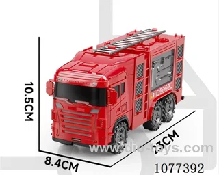 Inertial fire truck