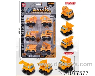 pull back Construction truck