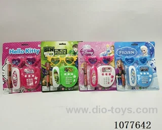 Phone with glasses battery