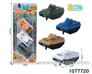 pull back Tank Series in Blister card