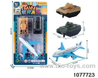 pull back Aircraft Tank Series in Blister card